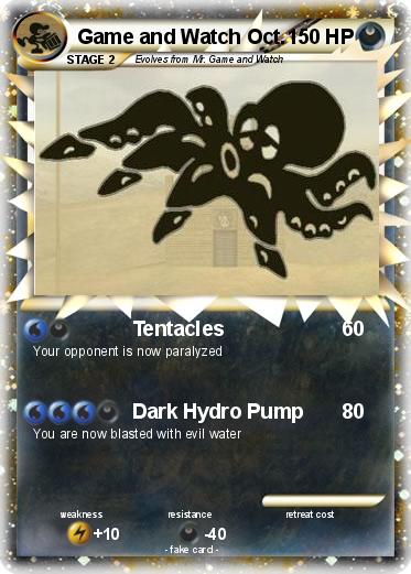 Pokemon Game and Watch Oct.