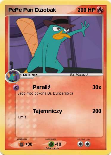 Pokemon PePe Pan Dziobak