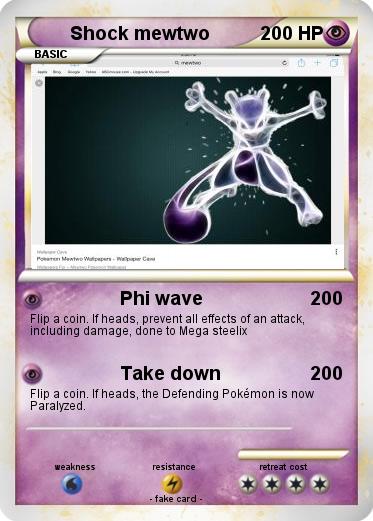 Pokemon Shock mewtwo