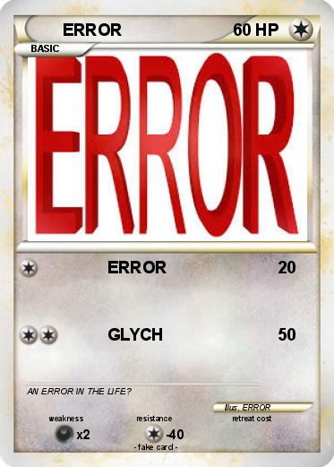 Pokemon ERROR