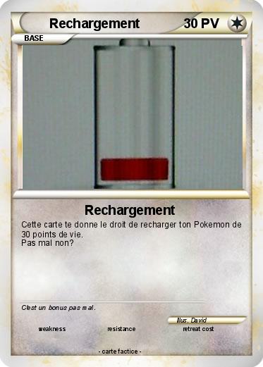 Pokemon Rechargement