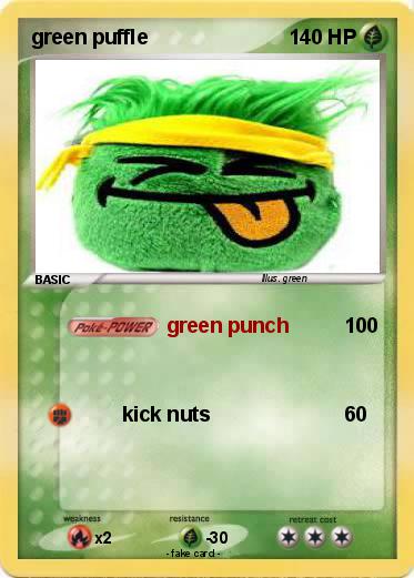 Pokemon green puffle