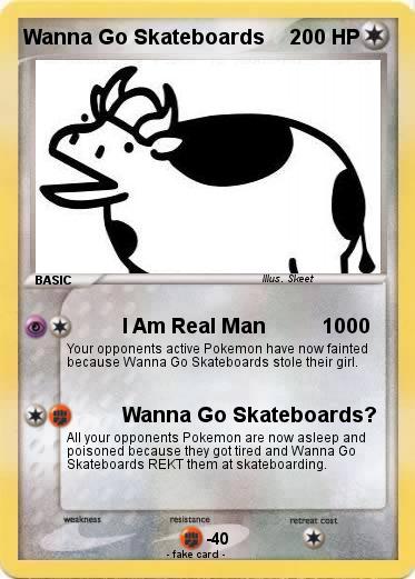 Pokemon Wanna Go Skateboards