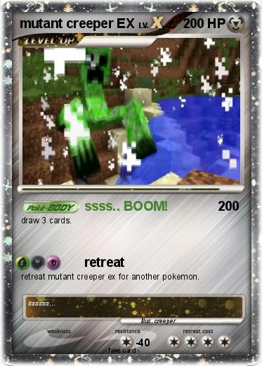 Pokemon mutant creeper EX