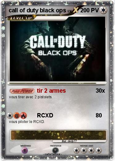 Pokemon call of duty black ops