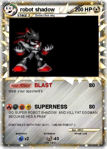 Pokemon robot shadow