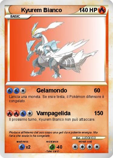 Pokemon Kyurem Bianco