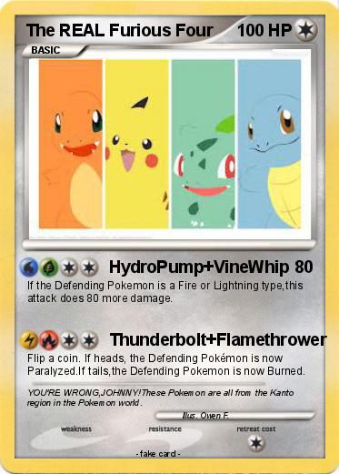 Pokemon The REAL Furious Four