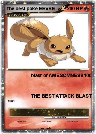 Pokemon the best poke EEVEE