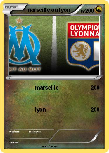 Pokemon marseille ou lyon