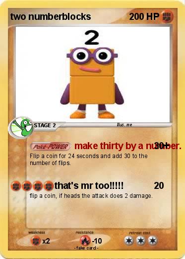 Pokemon two numberblocks