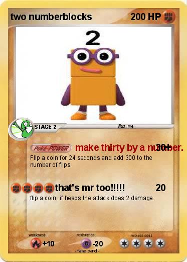 Pokemon two numberblocks