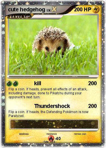 Pokemon cute hedgehog