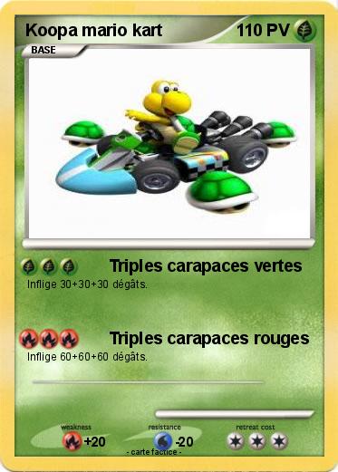 Pokemon Koopa mario kart