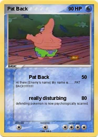 Pokemon Pat Back