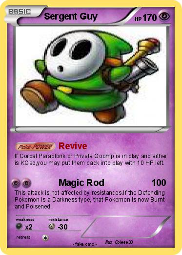 Pokemon Sergent Guy