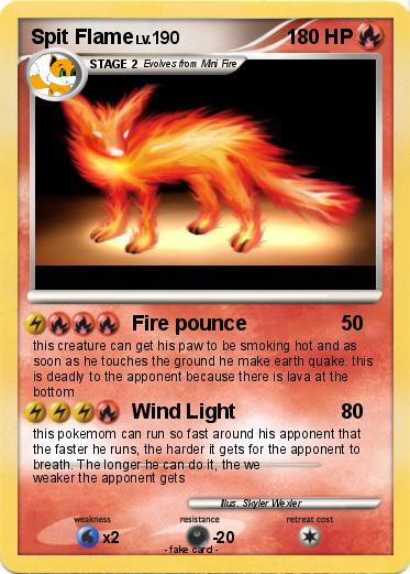 Pokemon Spit Flame