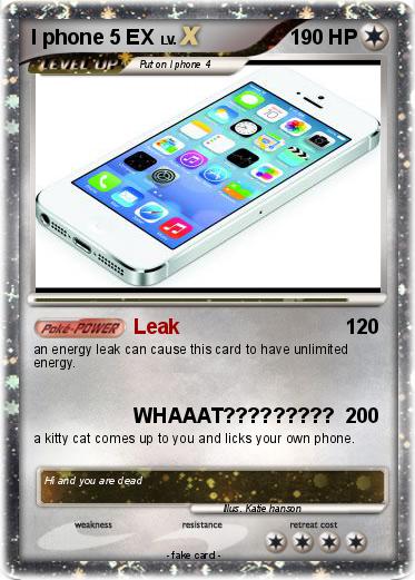 Pokemon I phone 5 EX