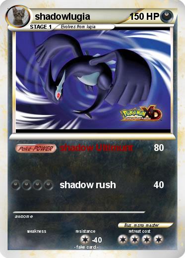 Pokemon shadowlugia