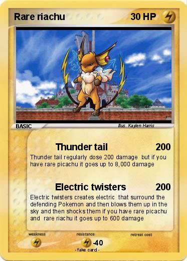 Pokemon Rare riachu