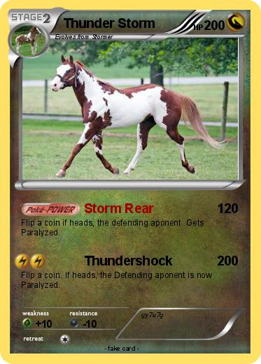 Pokemon Thunder Storm