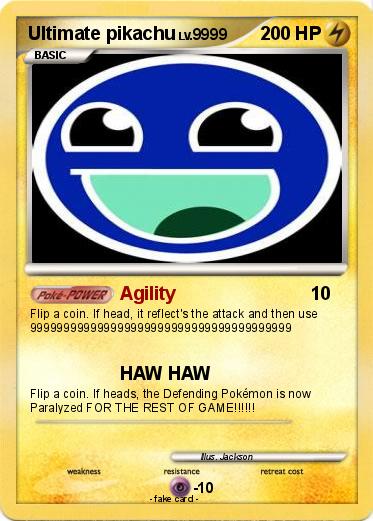 Pokemon Ultimate pikachu