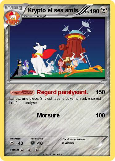 Pokemon Krypto et ses amis.