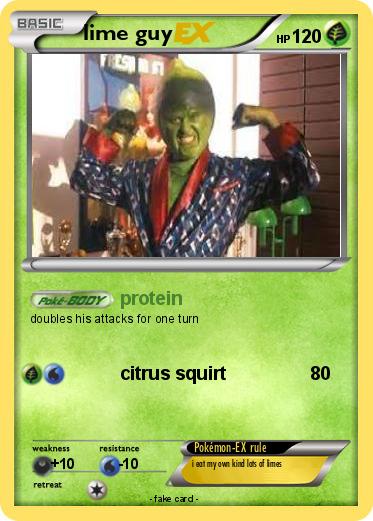 Pokemon lime guy