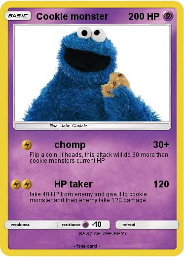 Pokemon Cookie monster