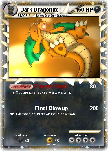 Pokemon Dark Dragonite