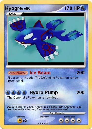 Pokemon Kyogre