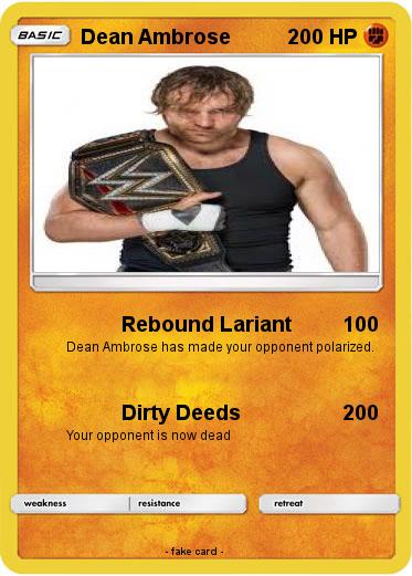 Pokemon Dean Ambrose