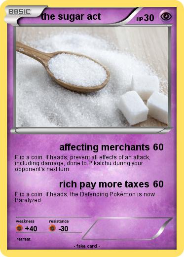 Pokemon the sugar act