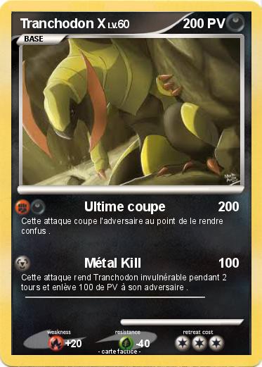 Pokemon Tranchodon X