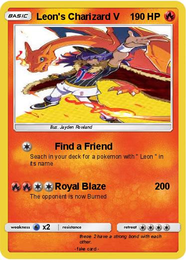Pokemon Leon's Charizard V