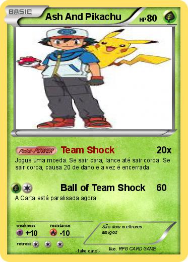 Pokemon Ash And Pikachu