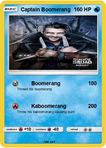 Pokemon Captain Boomerang