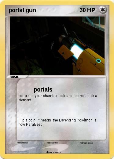 Pokemon portal gun