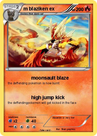 Pokemon m blaziken ex