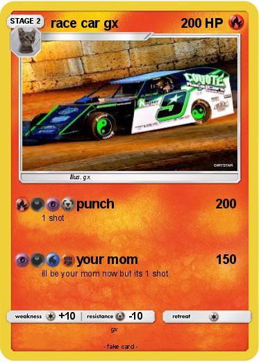 Pokemon race car gx