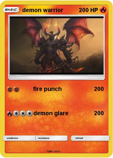 Pokemon demon warrior