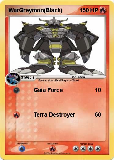 Pokemon WarGreymon(Black)