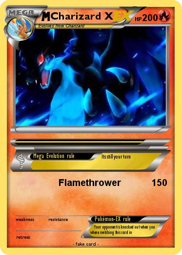 Pokemon Charizard X