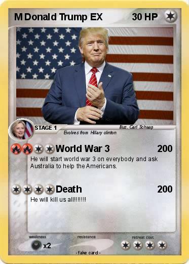 Pokemon M Donald Trump EX