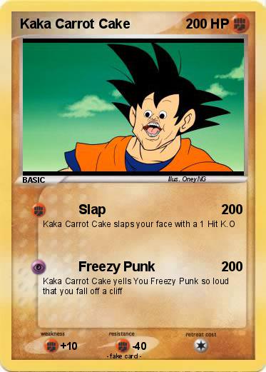 Pokemon Kaka Carrot Cake