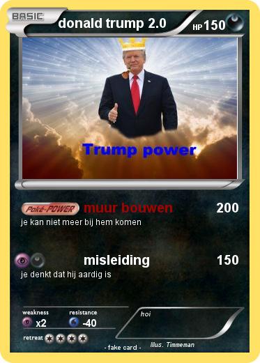 Pokemon donald trump 2.0