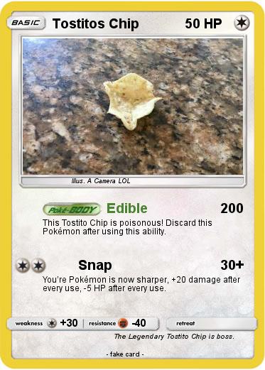 Pokemon Tostitos Chip