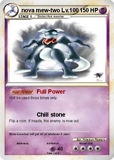 Pokemon nova mew-two Lv.100
