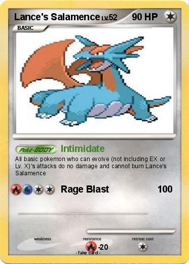 Pokemon Lance's Salamence