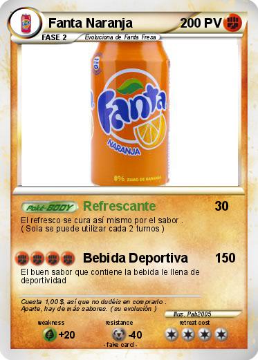 Pokemon Fanta Naranja